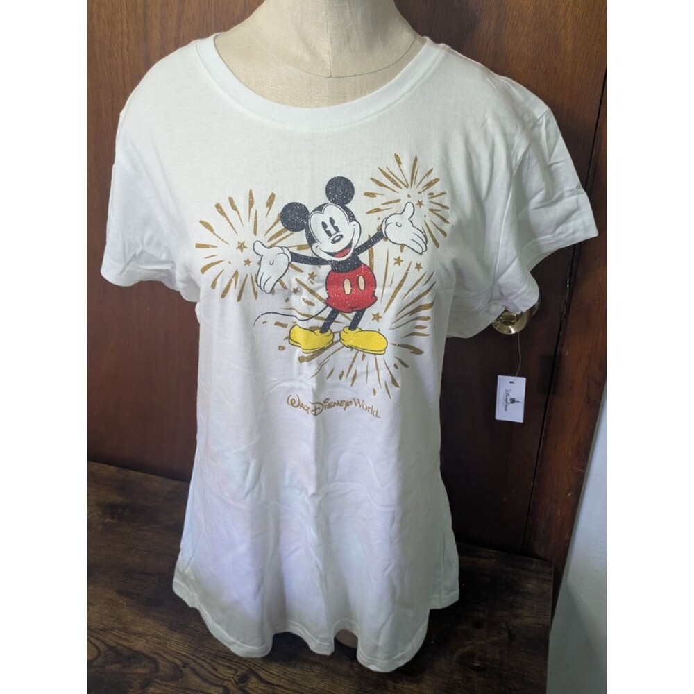 Disney Celebrate Together Mickey Mouse & Friends Patriotic Fireworks T-Shirt XL